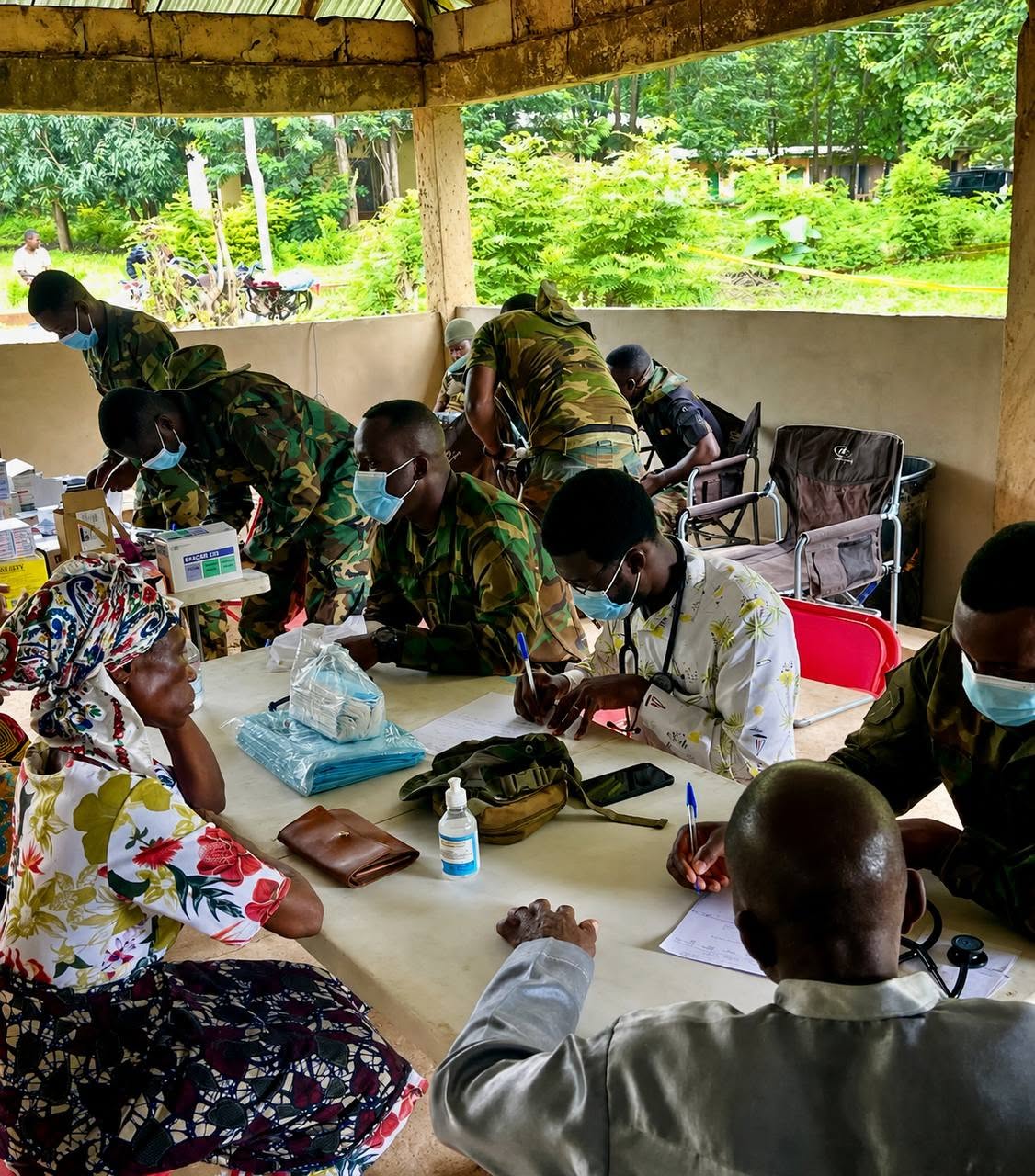 Ghana Armed Forces Organizes Free Health Screening Exercise for Nkwanta Residents